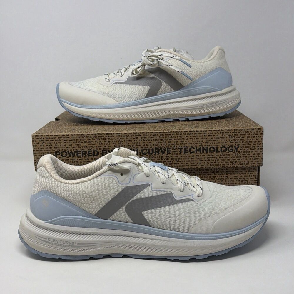 KEEN WK500 Star White Skyway Women 11 Walking Shoes Curved Athletic Sneaker NWB